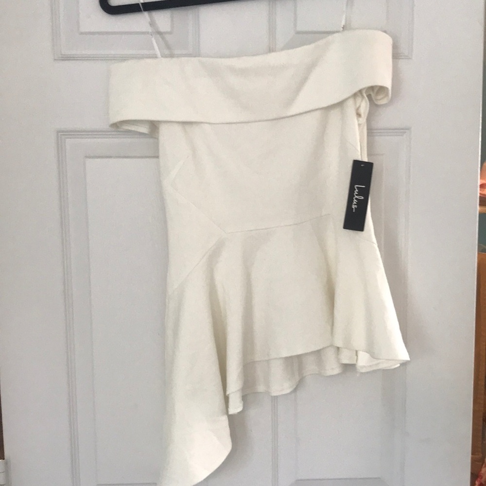 Lulus strapless blouse